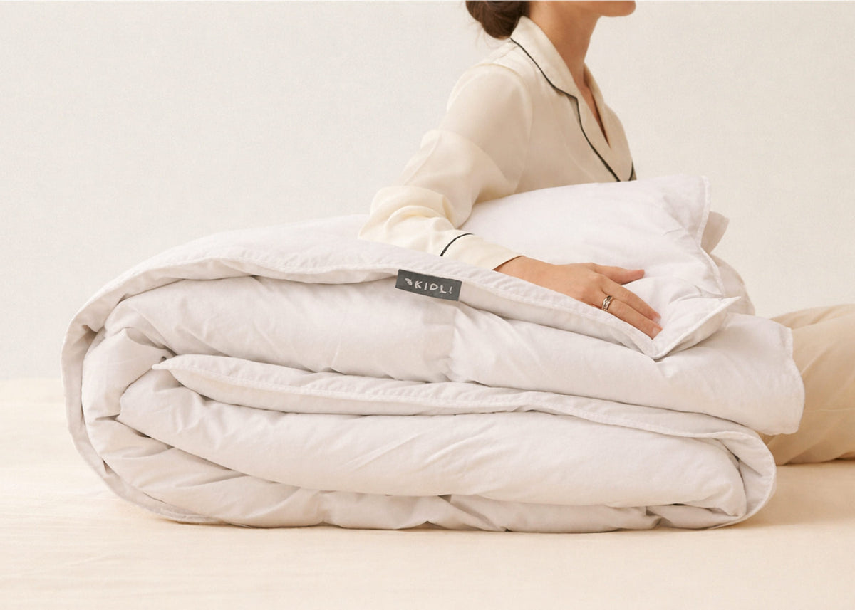 Couette en duvet et plumes