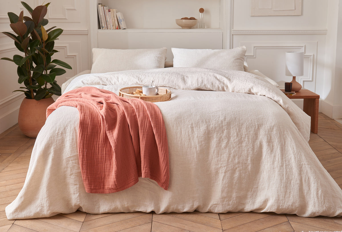 Plaid en gaze de coton biologique TIO